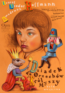 Plakat- Dziadek do orzechów- proj. Leszek Żebrowski