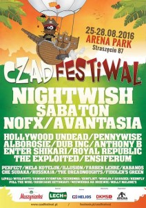 Legendy metalu, punk-rocka i reggae na Czad Festiwal 2016