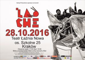 Znamy support koncertu Lao Che